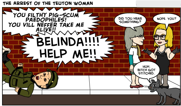 Arrest of the Teuton Woman