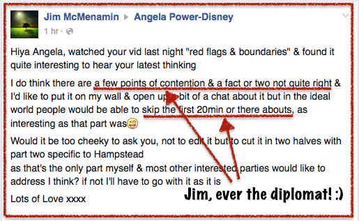 Jim McM to Angie re lies 2016-03-23