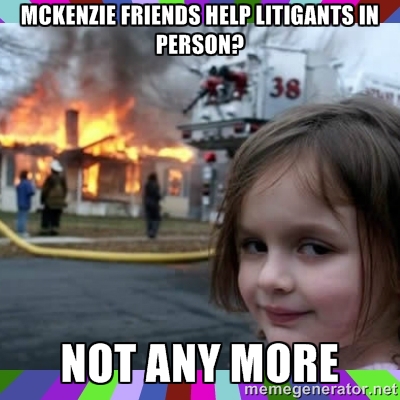 McKenzie friends help