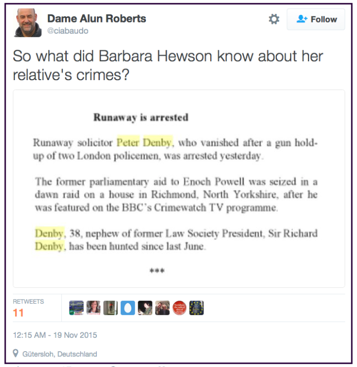 Dame Alun Roberts re Hewson 2016-05-31
