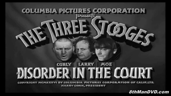 disorder in the court-3 stooges