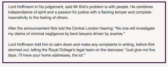 kirk-threat-royal-veterinary-college-legal-team